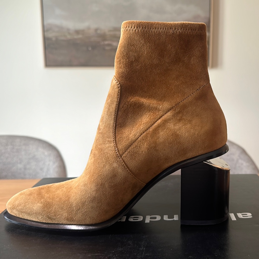 Alexander Wang Anna Stretch Suede Bootie - Picture 7 of 13
